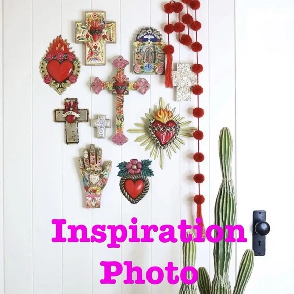 Our Lady of Guadalupe colorful wall cross - Picture 9 of 9